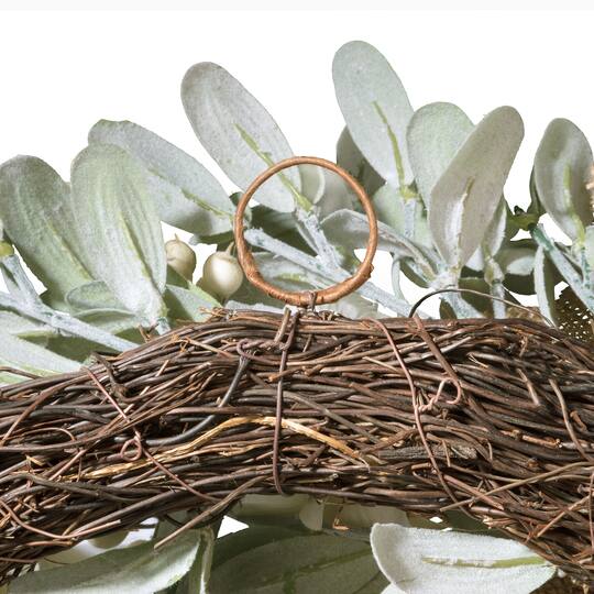 Haute Decor 22" Cream Crescent Hydrangea Wreath